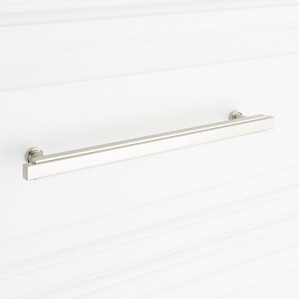 8-13/16" Gilderoy Oversized Cabinet Bar Pull - Polished Nickel, , large image number 3
