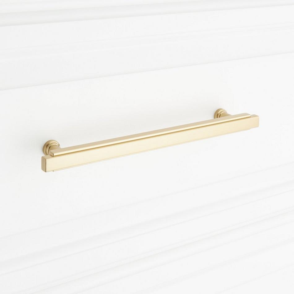 7-9/16" Gilderoy Cabinet Bar Pull - Golden Champagne, , large image number 3