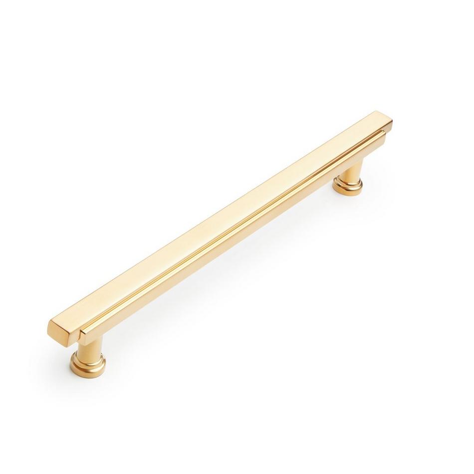 6-5/16" Gilderoy Cabinet Bar Pull - Brushed Gold, , large image number 0