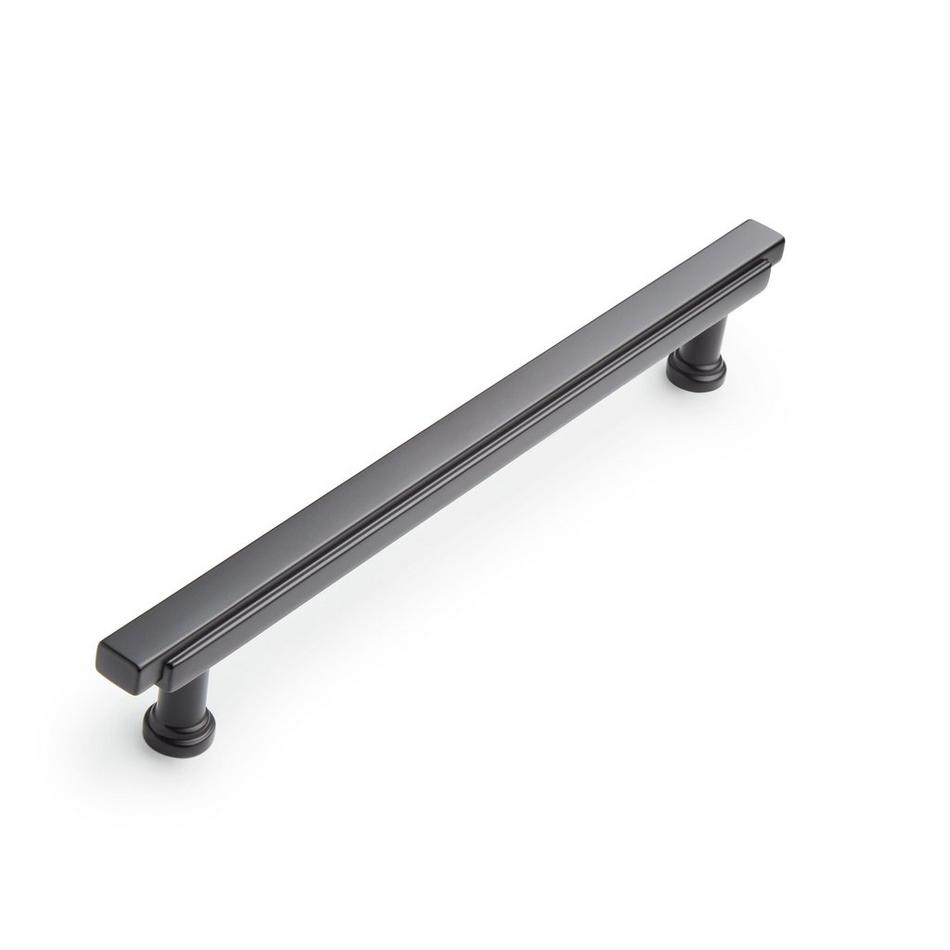 6-5/16" Gilderoy Cabinet Bar Pull - Matte Black, , large image number 0