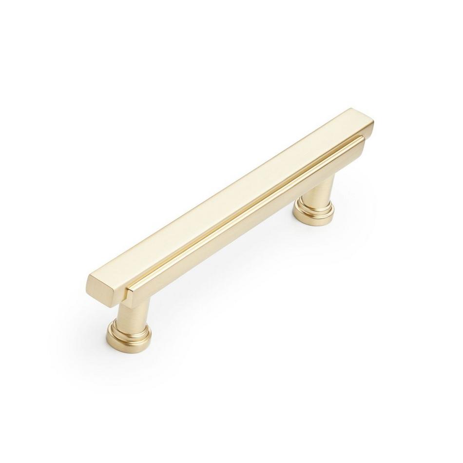 3-3/4" Gilderoy Cabinet Bar Pull - Golden Champagne, , large image number 0