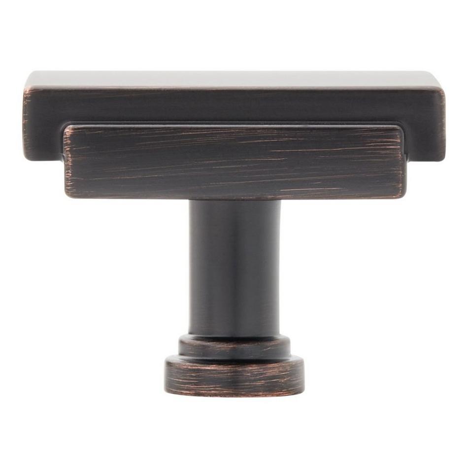 1-9/16" Gilderoy Rectangle Cabinet Knob - Oil Rubbed Bronze, , large image number 2