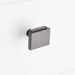 1-9/16" Gilderoy Rectangle Cabinet Knob - Matte Black, , large image number 3