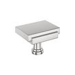 1-9/16" Gilderoy Rectangle Cabinet Knob - Polished Chrome, , large image number 0