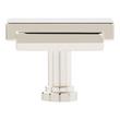 1-1/4" Gilderoy Rectangle Cabinet Knob - Polished Nickel, , large image number 2