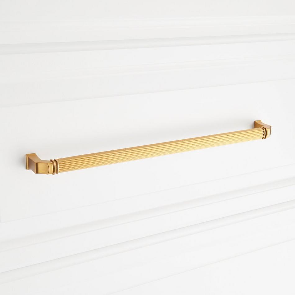 10-1/16" Inigo Oversized Cabinet Pull - Brushed Gold, , large image number 3