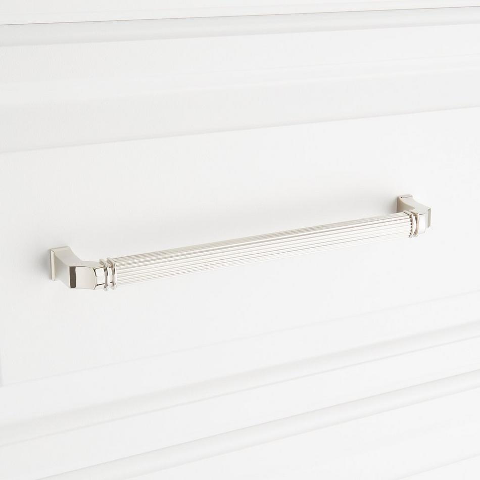 8-13/16" Inigo Oversized Cabinet Pull - Polished Nickel, , large image number 3