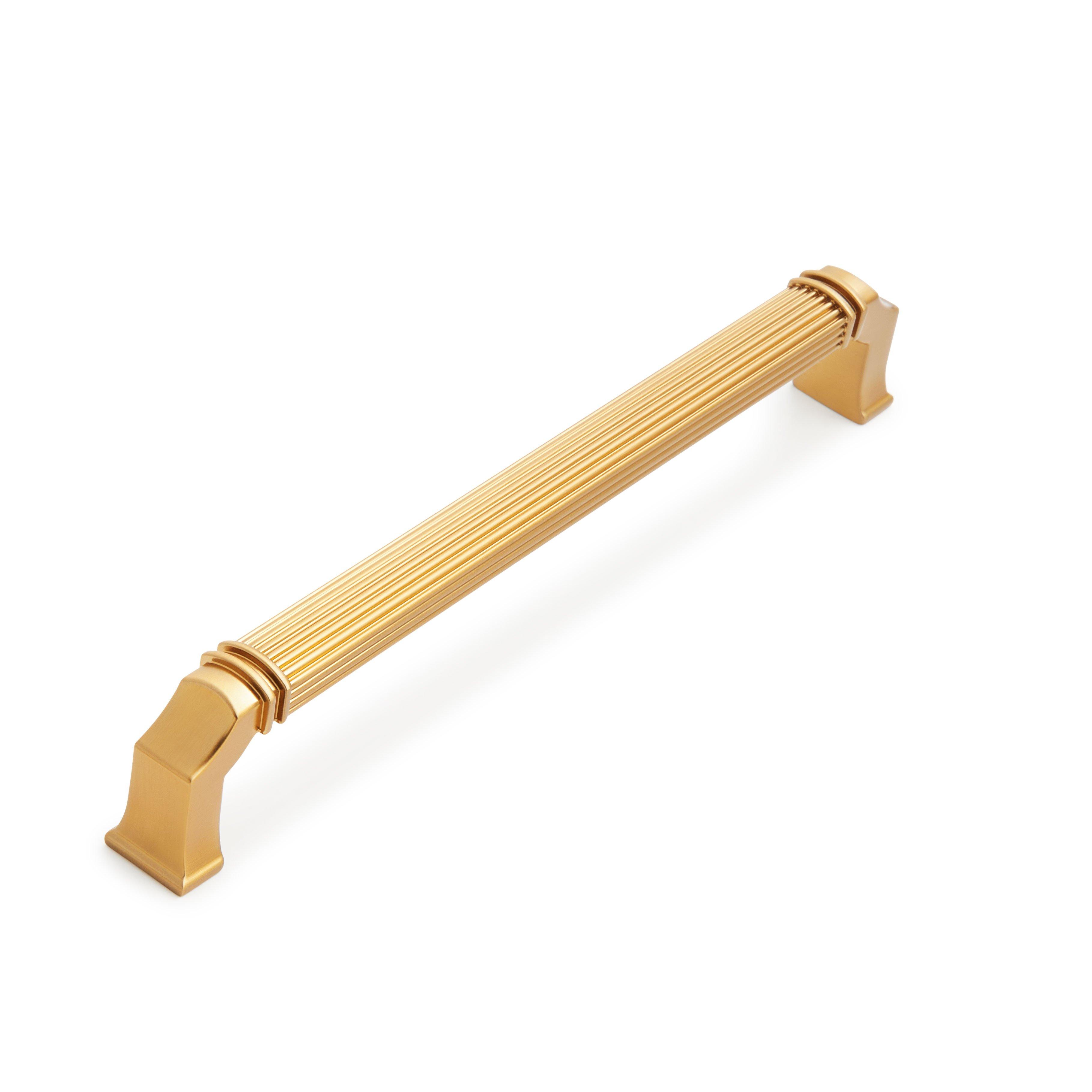 thumbnail image 2 of Gold Square Brushed Satin Stainless Steel Cabinet Drawer Pulls Handles 2 of 6