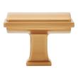 1-5/8" Inigo Rectangle Cabinet Knob - Brushed Gold, , large image number 2