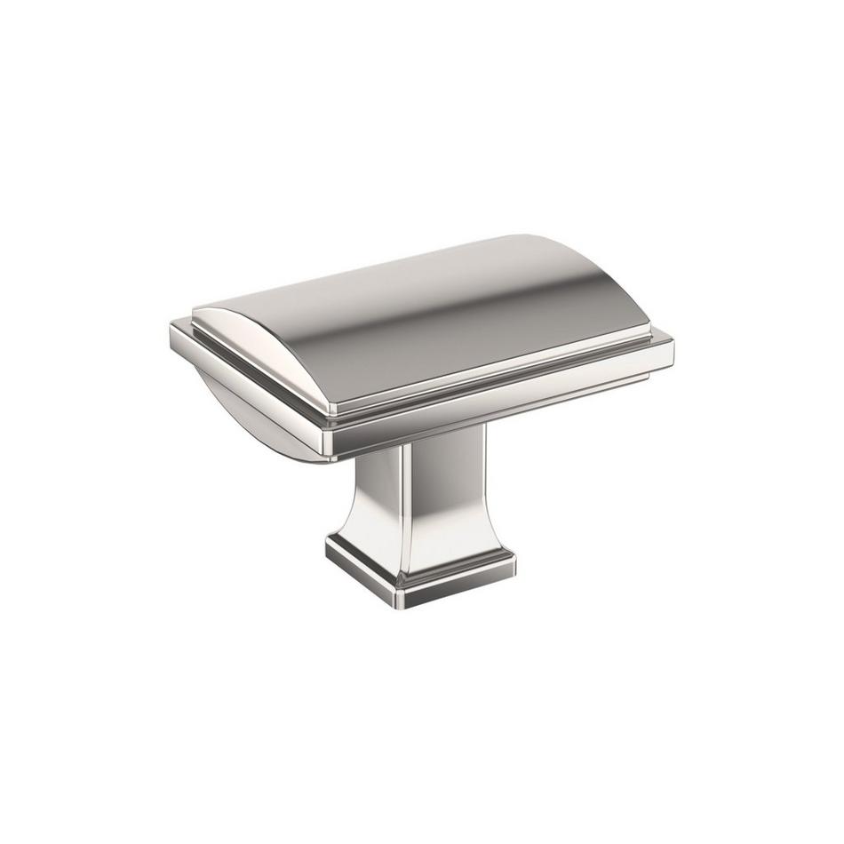 1-5/8" Inigo Rectangle Cabinet Knob - Polished Nickel, , large image number 0