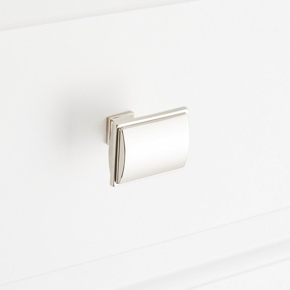 1-5/8" Inigo Rectangle Cabinet Knob - Polished Nickel, , large image number 3