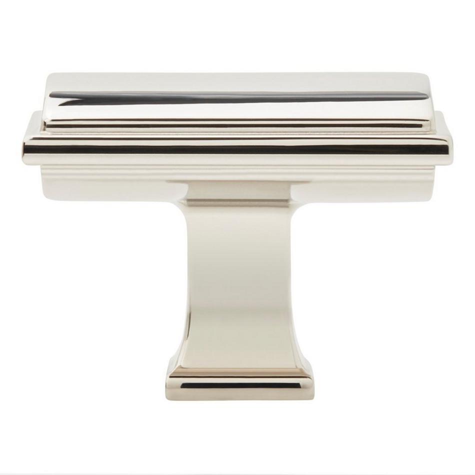 1-5/8" Inigo Rectangle Cabinet Knob - Polished Nickel, , large image number 2