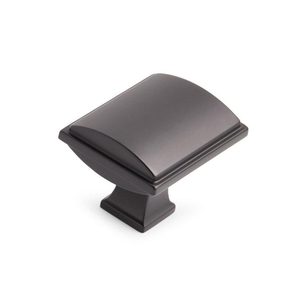 1-5/8" Inigo Rectangle Cabinet Knob - Matte Black, , large image number 0