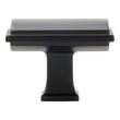 1-5/16" Inigo Rectangle Cabinet Knob - Matte Black, , large image number 2