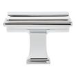 1-5/16" Inigo Rectangle Cabinet Knob - Polished Chrome, , large image number 2