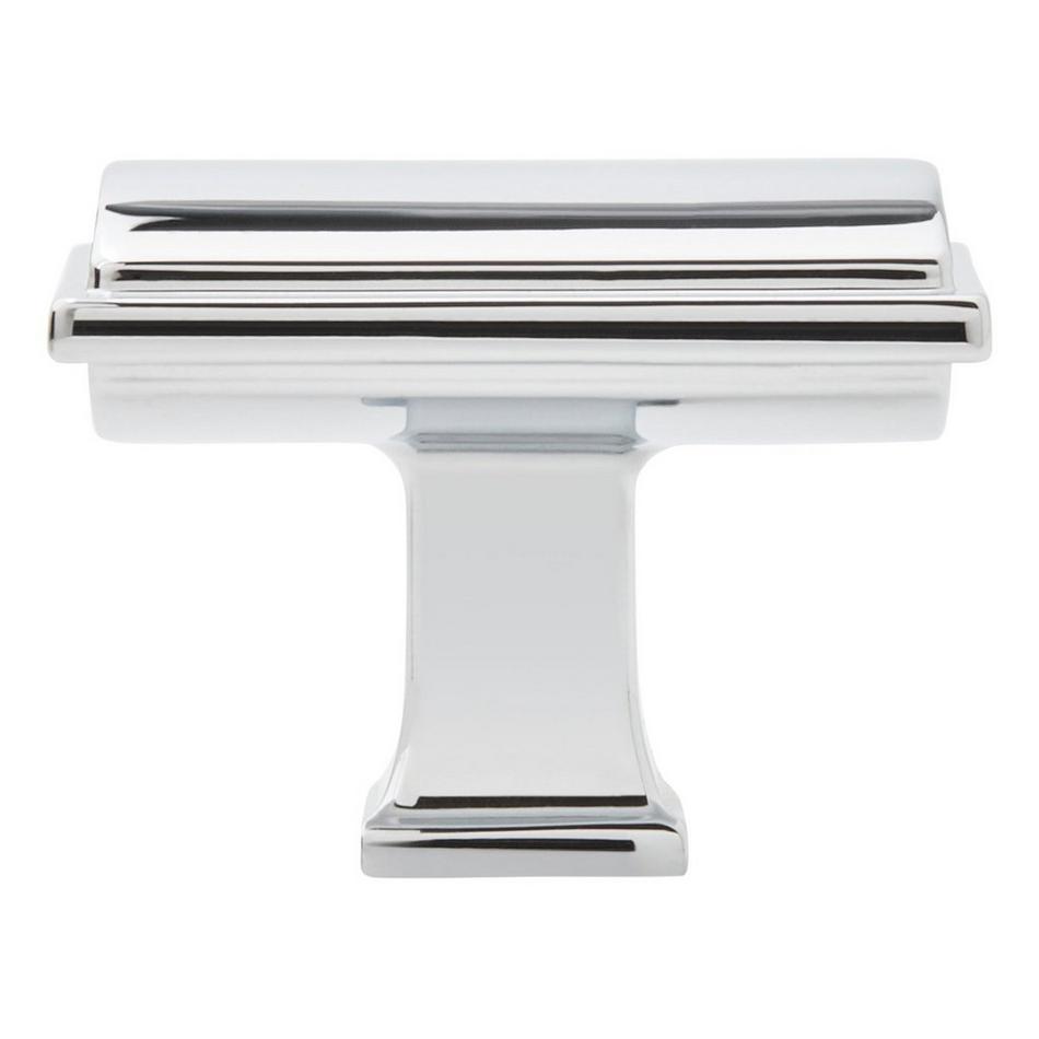 1-5/16" Inigo Rectangle Cabinet Knob - Polished Chrome, , large image number 2