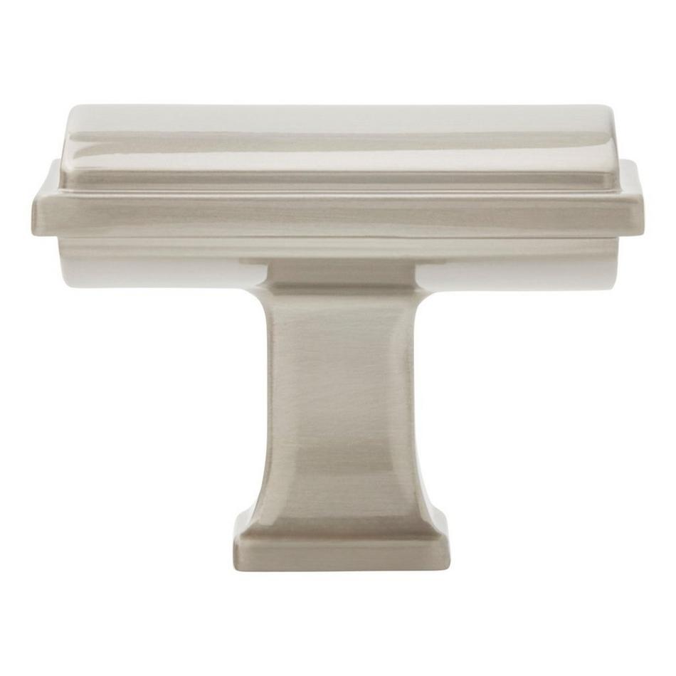 1-5/16" Inigo Rectangle Cabinet Knob - Satin Nickel, , large image number 2