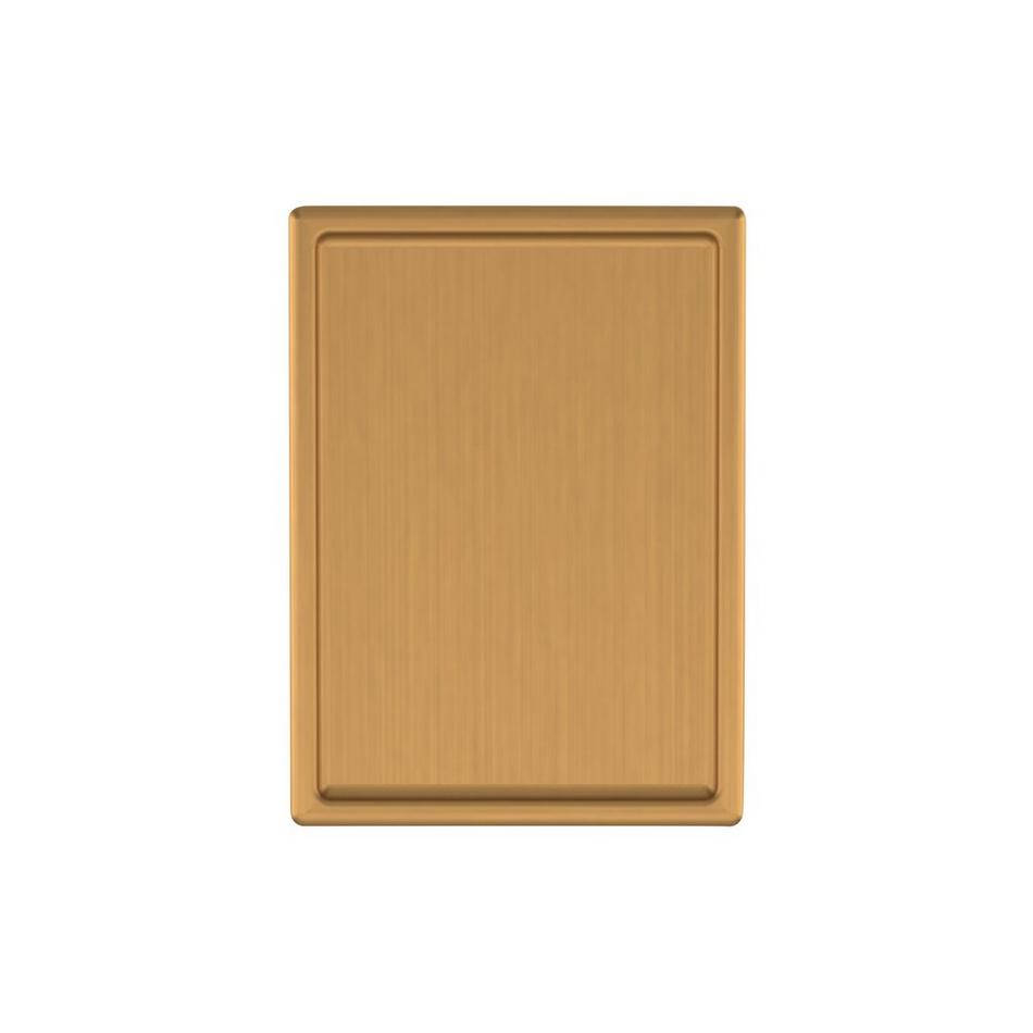 1-5/8" Matilde Rectangle Cabinet Knob - Brushed Gold, , large image number 1