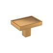 1-5/8" Matilde Rectangle Cabinet Knob - Brushed Gold, , large image number 0