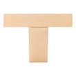 1-5/8" Matilde Rectangle Cabinet Knob - Champagne Bronze, , large image number 2