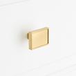 1-1/4" Matilde Rectangle Cabinet Knob - Golden Champagne, , large image number 3