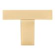 1-1/4" Matilde Rectangle Cabinet Knob - Golden Champagne, , large image number 2