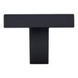 1-1/4" Matilde Rectangle Cabinet Knob - Matte Black, , large image number 2