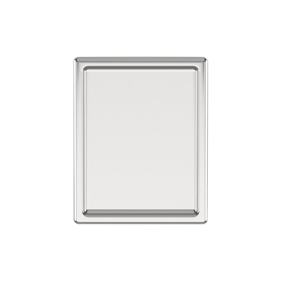 1-1/4" Matilde Rectangle Cabinet Knob - Polished Chrome, , large image number 1