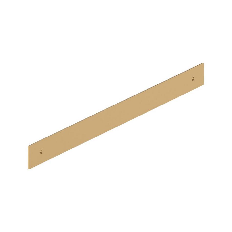 12-5/8" Traditional Oversized Cabinet Pull Backplate - Champagne Bronze, , large image number 2