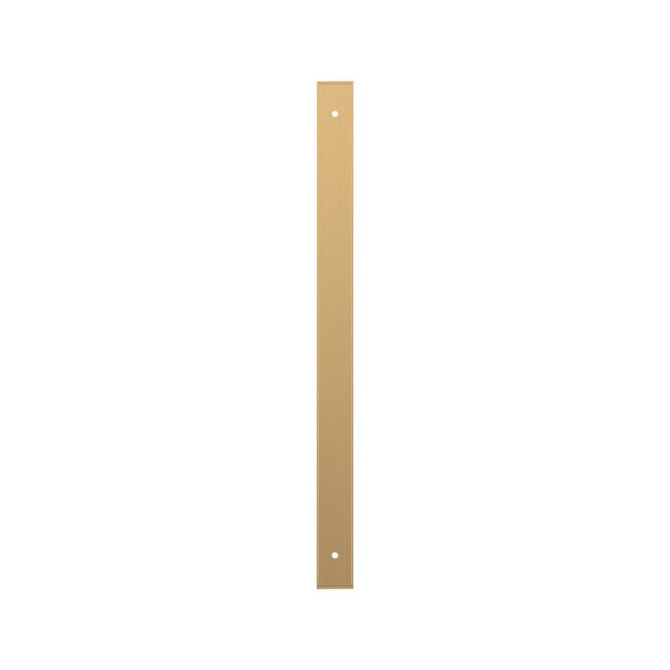 12-5/8" Traditional Oversized Cabinet Pull Backplate - Champagne Bronze, , large image number 1