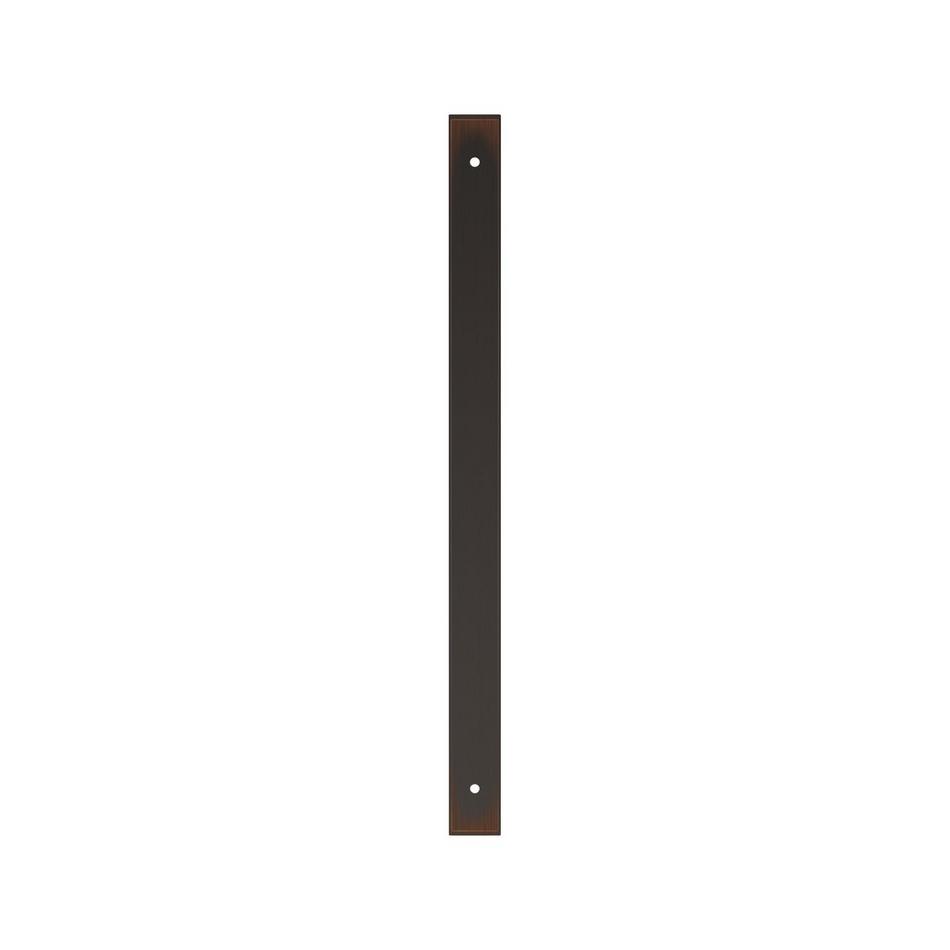 12-5/8" Traditional Oversized Cabinet Pull Backplate - Oil Rubbed Bronze, , large image number 1