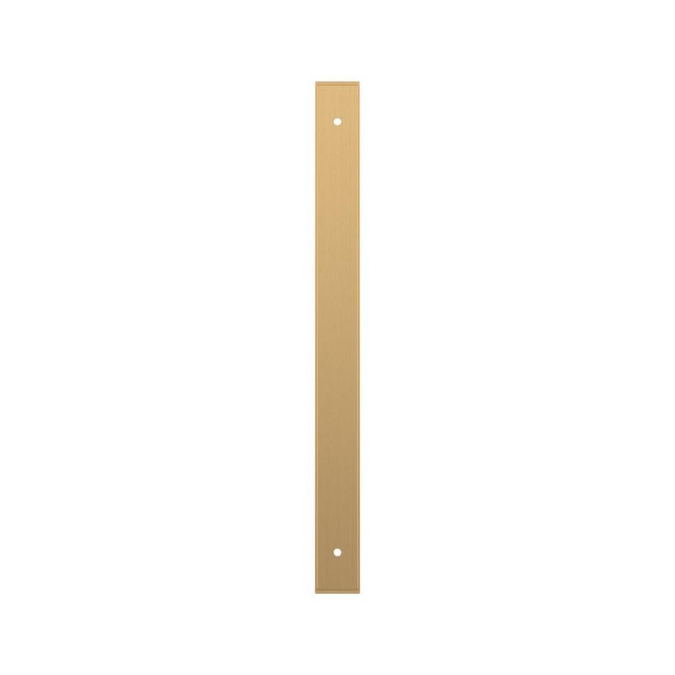 10-1/16" Traditional Oversized Cabinet Pull Backplate - Champagne Bronze, , large image number 1