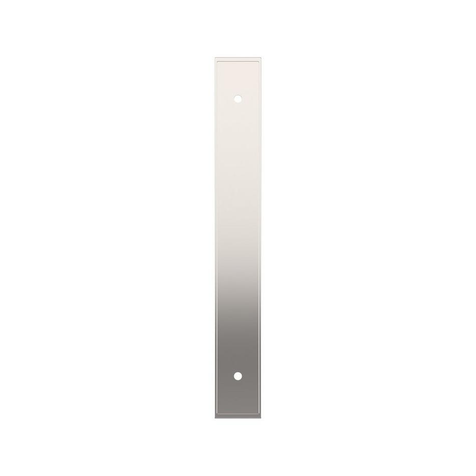 6-5/16" Traditional Cabinet Pull Backplate - Polished Nickel, , large image number 1