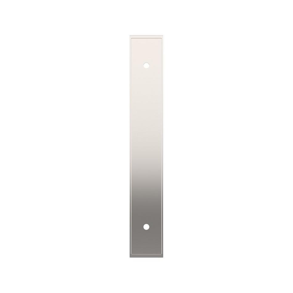 5-1/16" Traditional Cabinet Pull Backplate - Polished Nickel, , large image number 1