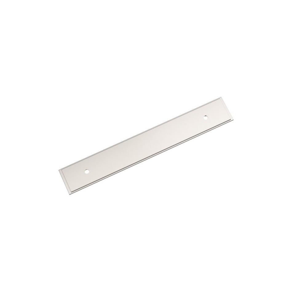 5-1/16" Traditional Cabinet Pull Backplate - Polished Nickel, , large image number 0