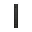5-1/16" Traditional Cabinet Pull Backplate - Matte Black, , large image number 1