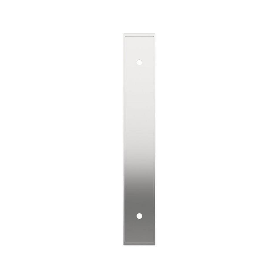 5-1/16" Traditional Cabinet Pull Backplate - Polished Chrome, , large image number 1