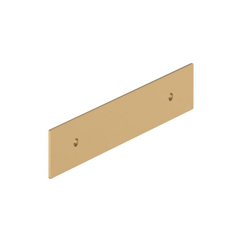 3-3/4" Traditional Cabinet Pull Backplate - Champagne Bronze, , large image number 2
