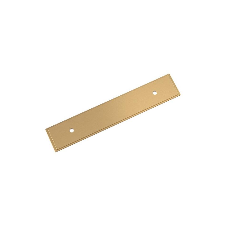 3-3/4" Traditional Cabinet Pull Backplate - Champagne Bronze, , large image number 0
