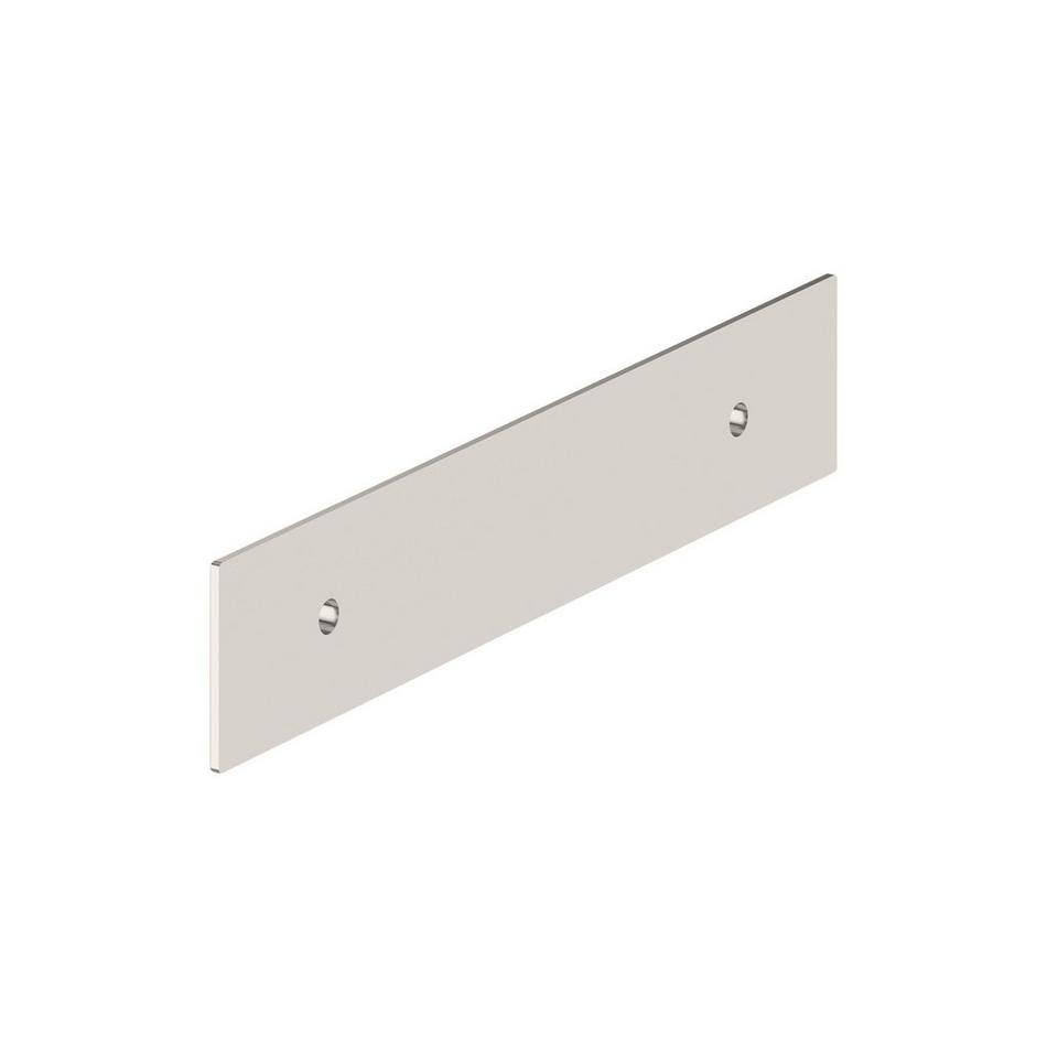 3-3/4" Traditional Cabinet Pull Backplate - Polished Nickel, , large image number 2