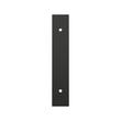 3-3/4" Traditional Cabinet Pull Backplate - Matte Black, , large image number 1