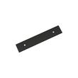 3-3/4" Traditional Cabinet Pull Backplate - Matte Black, , large image number 0