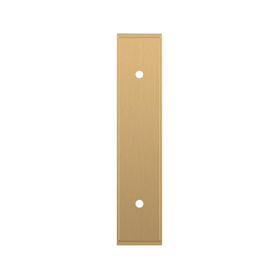 3" Traditional Cabinet Pull Backplate - Champagne Bronze, , large image number 1