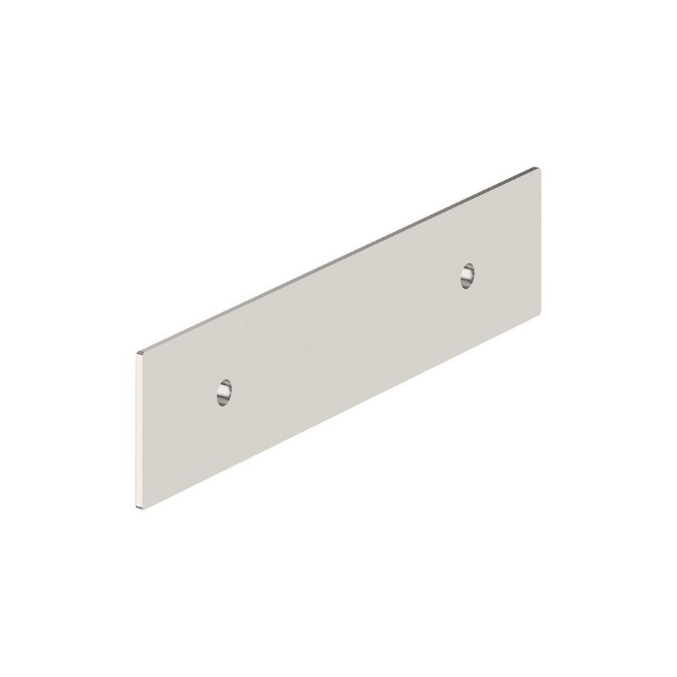 3" Traditional Cabinet Pull Backplate - Polished Nickel, , large image number 2