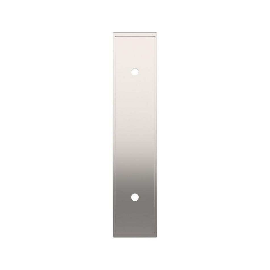 3" Traditional Cabinet Pull Backplate - Polished Nickel, , large image number 1