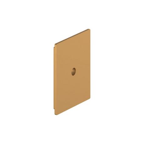 Traditional Rectangle Cabinet Knob Backplate