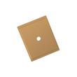 Traditional Rectangle Cabinet Knob Backplate, , large image number 0