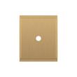 Traditional Rectangle Cabinet Knob Backplate - Champagne Bronze, , large image number 1