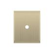 Traditional Rectangle Cabinet Knob Backplate - Golden Champagne, , large image number 1