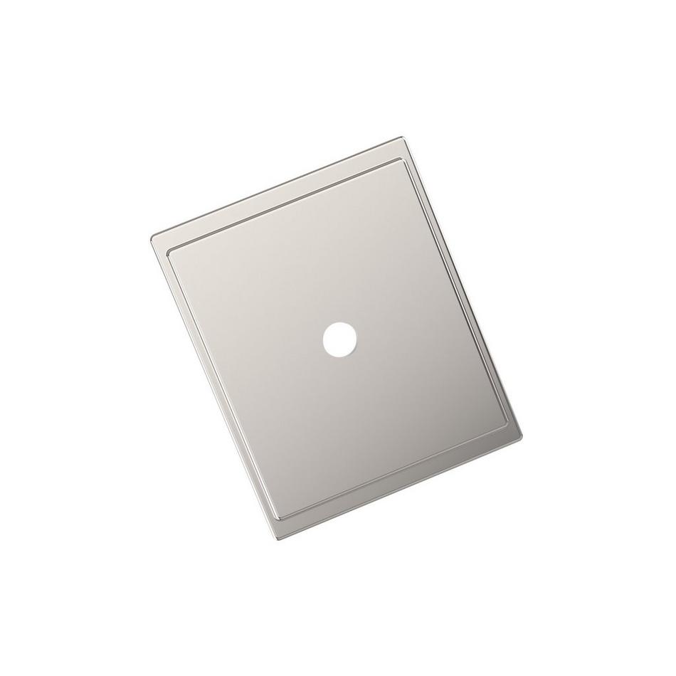 Traditional Rectangle Cabinet Knob Backplate, , large image number 6